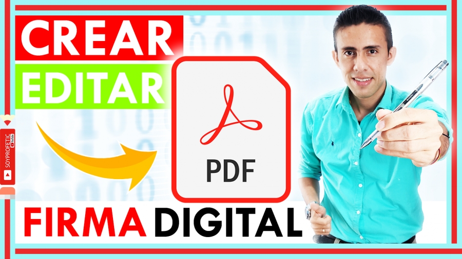 CREAR y MODIFICAR archivo PDF ✍ con tu FIRMA DIGITAL