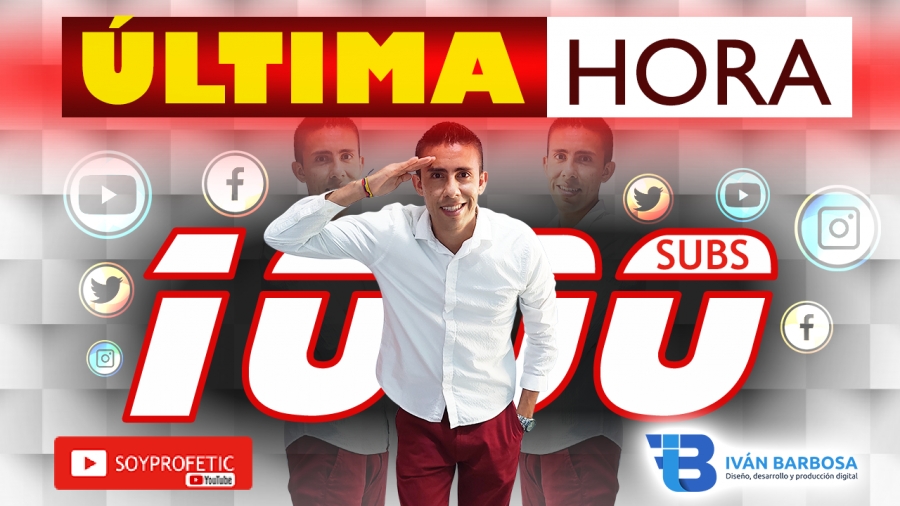 1000 SUSCRIPTORES como EDUTUBER SOYPROFETIC en YouTube